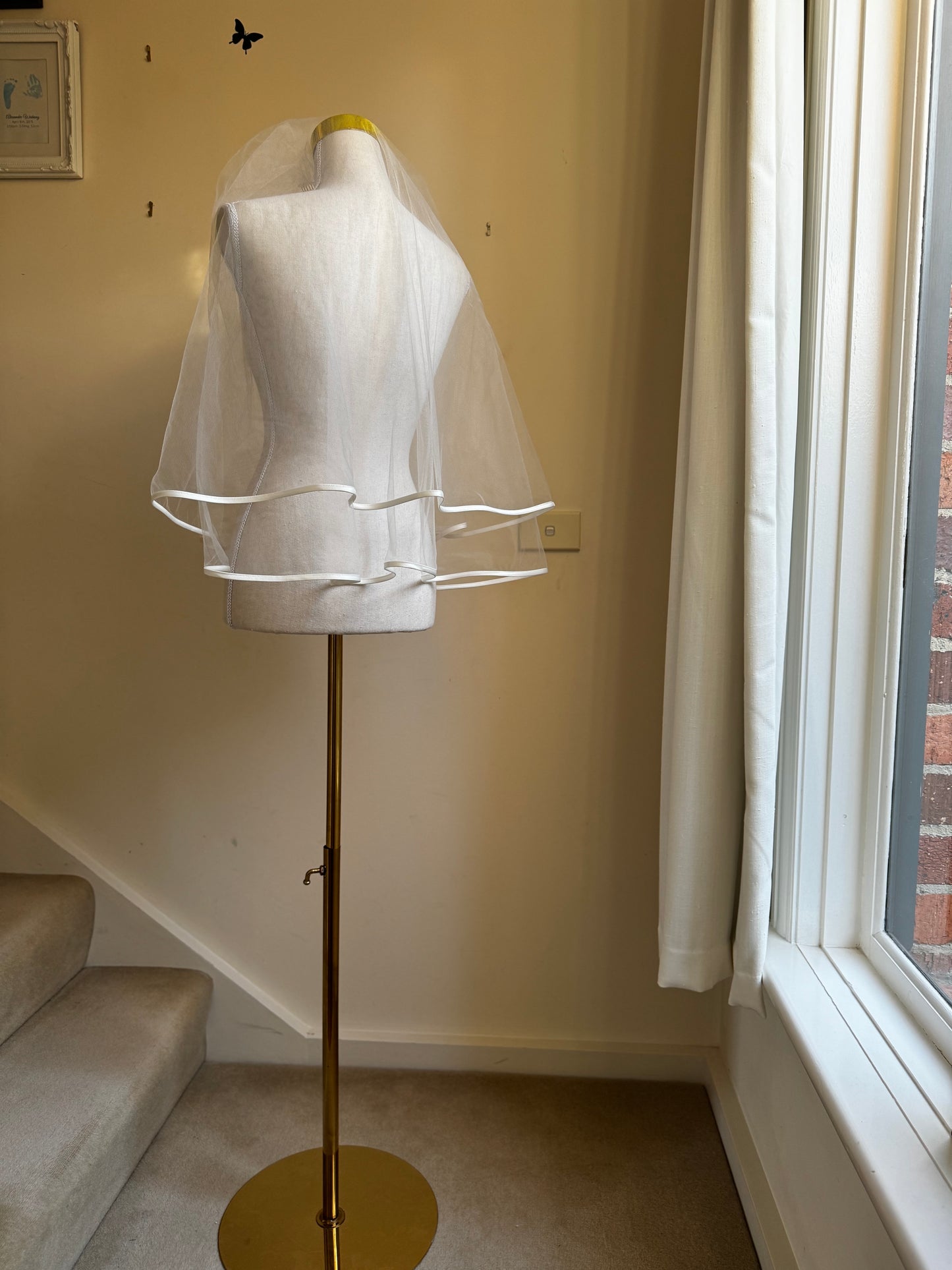 SOPHIA I Two-Tier Veil with Satin Edge