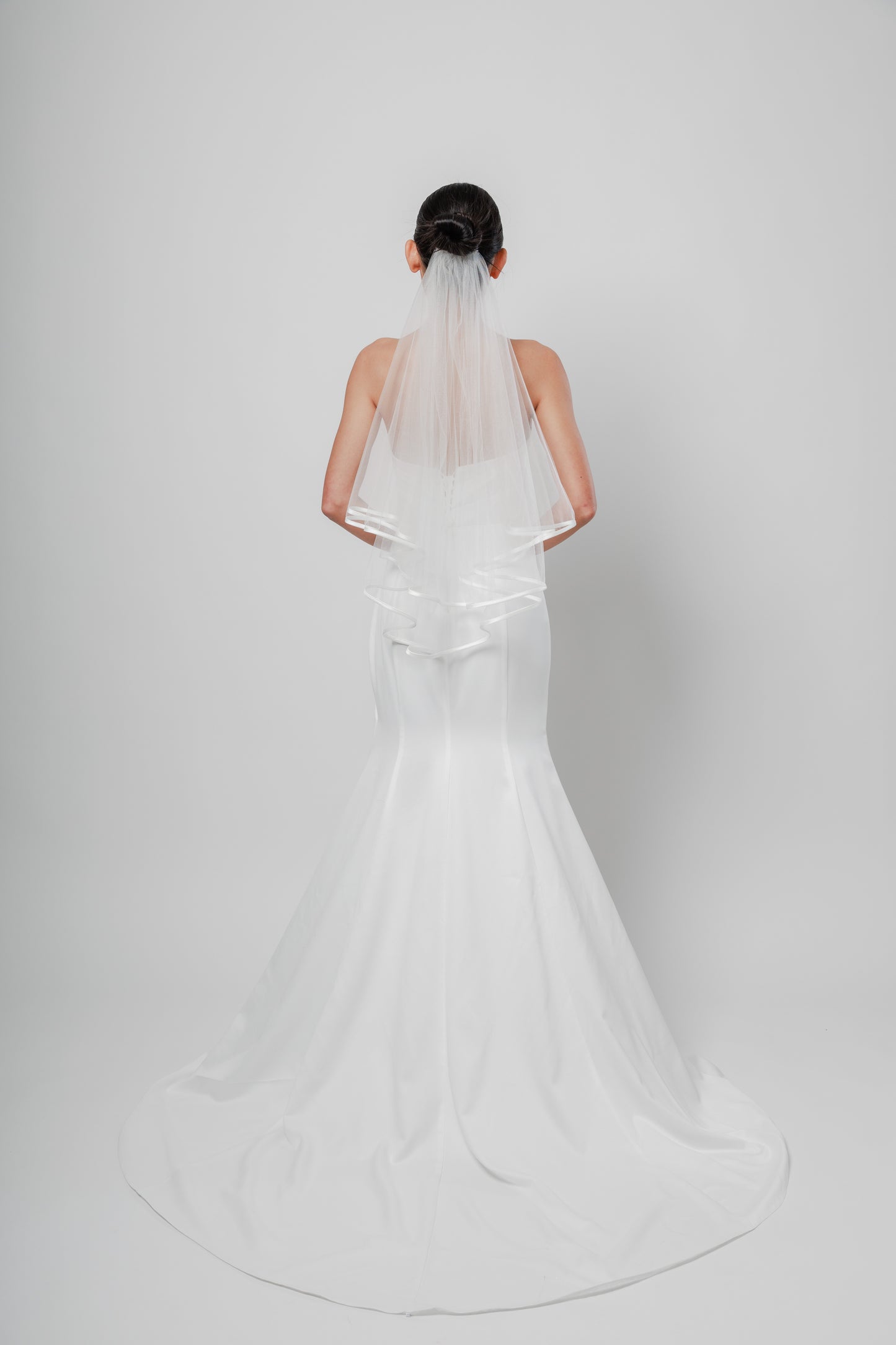 SOPHIA I Two-Tier Veil with Satin Edge