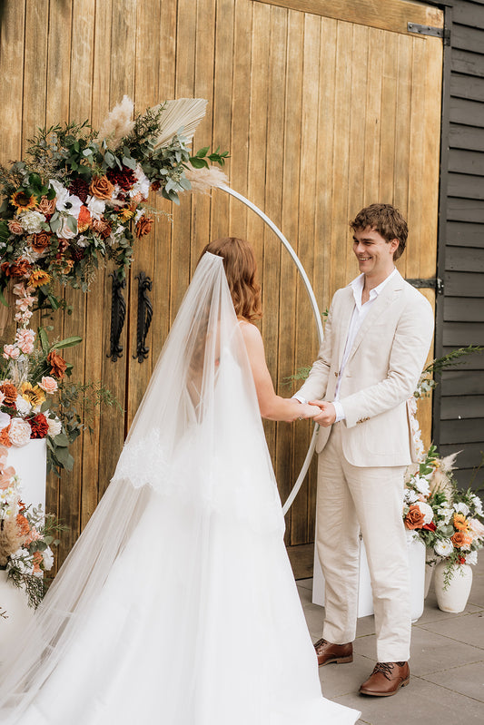 LAUREL I Two-Tier Mantilla Veil