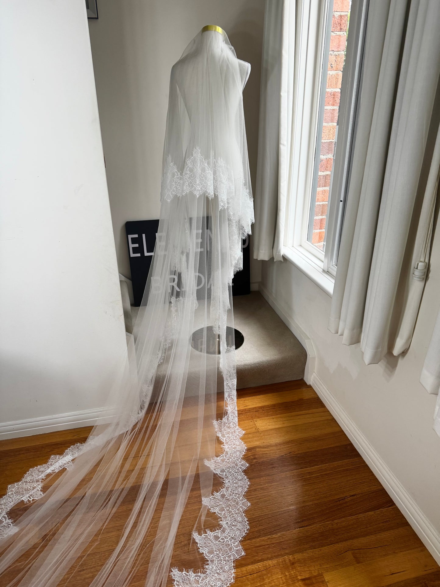 LAUREL I Two-Tier Mantilla Veil